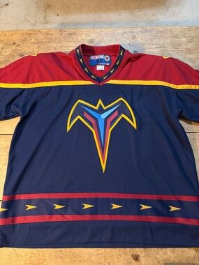 CCM Atlanta Thrashers hockey jersey.
